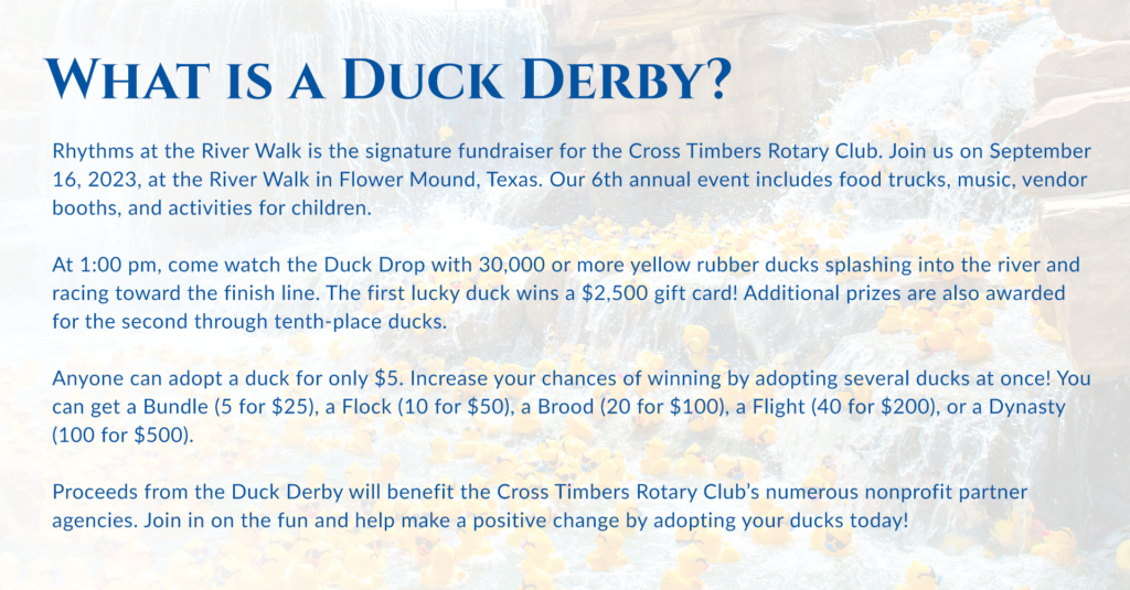 What is a Duck Derby?