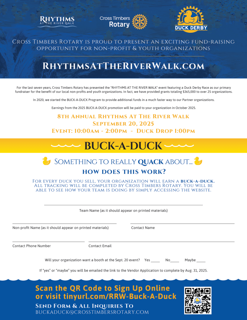 2025 Buck-A-Duck Registration Thumbnail