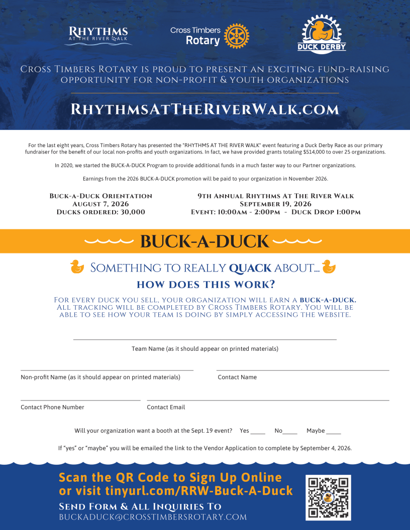2026 Buck-A-Duck Registration Thumbnail